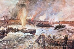 DNEPR Flotilla Boats à la périphérie de la ville de Pinsk