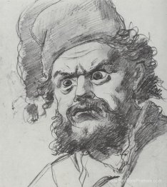 Le chef de Pugachev. Esquisser