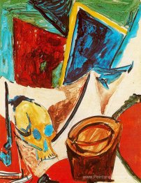 Composition avec crâne (étude)