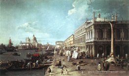La molo avec la bibliothèque et l'entrée du Grand Canal