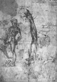 Étude pour un bras du marbre David et la figure du bronze David