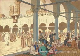 Cour de la mosquée d'Al-Azhar et du complexe universitaire au Ca