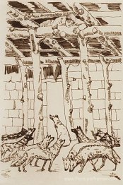 Illustration pour l'histoire de Hovhannes tunyanan 'Wolf'