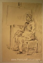 Steinlen autoportrait