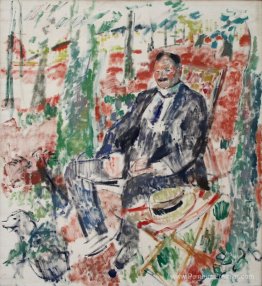 Homme avec un chapeau de paille