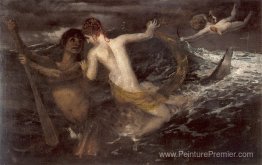 Triton portant un Nereid sur le dos