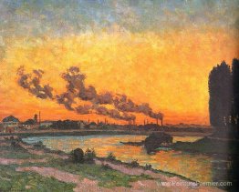 Coucher de soleil chez Ivry (Soleil Couchant à Ivry)