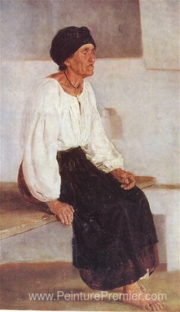 Vieille femme aveugle