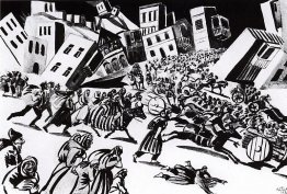 Illustration à "Pays of Nairi" de Yeghishe Charing - Évasion de