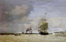 Le Havre. Entrée du port.