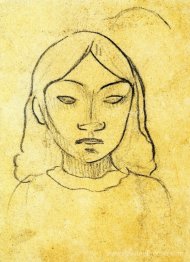 Tête de la femme tahitienne