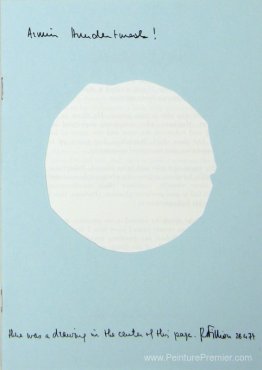 Il y avait un dessin au centre de cette page