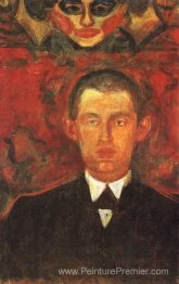 Autoportrait sous le masque de femme