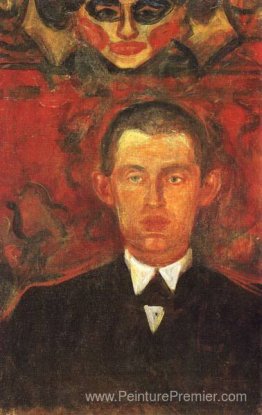 Autoportrait sous le masque de femme