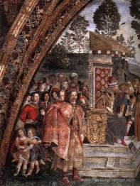 La disputation de St Catherine (détail)