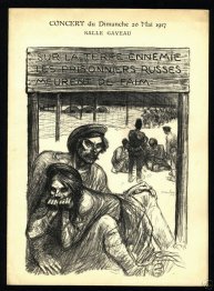 Sur la terre ennemie - les prisonniers russes font des faim de l