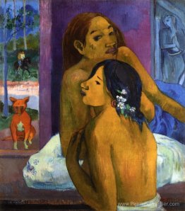 Deux femmes (cheveux fleuris)