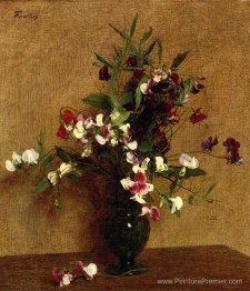 Pois doux dans un vase