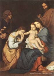 La Sainte Famille avec St. Catherine