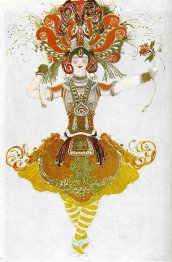 The Firebird, costume pour Tamara Karsavina