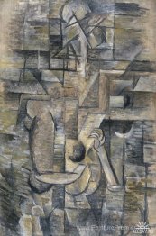 Femme avec une mandoline