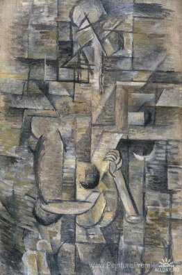 Femme avec une mandoline