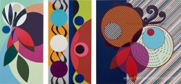 Poivron rouge (triptyque)