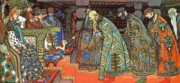 Marchands. Illustration pour le «conte de fées du tsar du tsar»