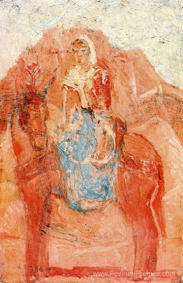 Femme sur un âne