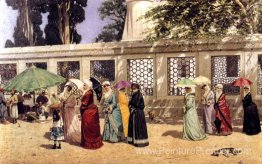Mesdames se promenant
