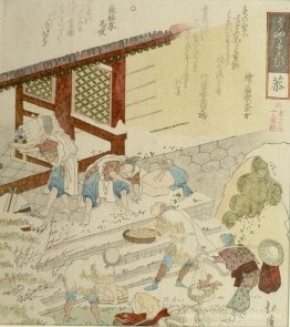 Dix-huit anciens addages, apportant des cadeaux au temple