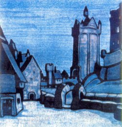 Rue en face du château