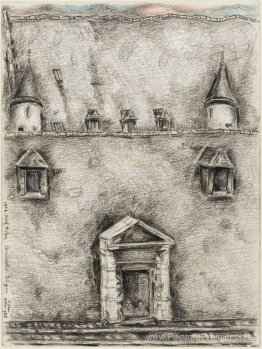 Vue depuis la fenêtre de l'hôtel du toit de Guild Hall, Bruxelle