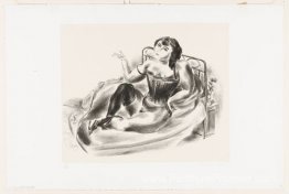 Fille avec cigarette
