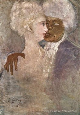 La mulâtre et la femme blanche sculpturesque