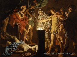 Mucius scaevola en présence de Lars Porsenna