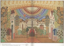 Sketch pour l'Opéra "Legend of the Invisible City of Kitezh and