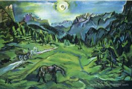 Paysage de la dolomite: Tre Croci