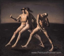 Homme mordu par un serpent