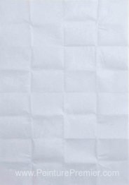 Travail n ° 384 (une feuille de papier repliée et dépliée)