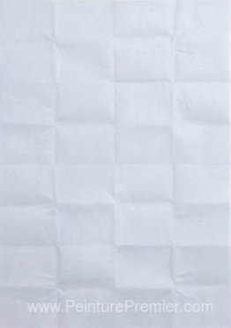 Travail n ° 384 (une feuille de papier repliée et dépliée)