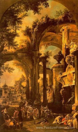 Une peinture allégorique de la tombe de Lord Somers