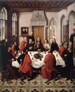 Le dernier souper - de l'autel ailé à Saint-Pierre à Luven