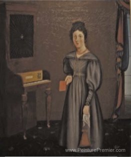 Femme avant un pianoforte