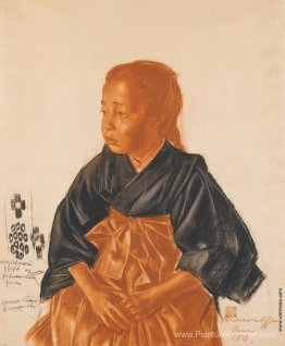 Portrait d'une fille japonaise