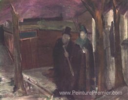 Dawn à la périphérie de la ville (matin)