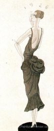 Dessin pour le magazine de mode 'élégance'