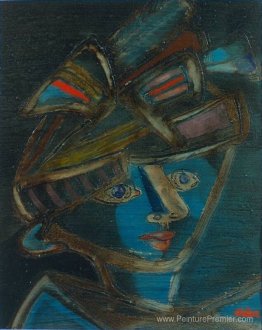 Femme avec chapeau