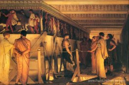 Phidias montrant la frise du Parthénon à ses amis