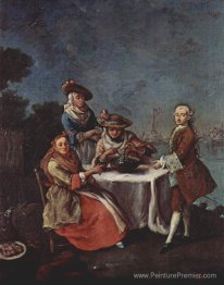 Dans le potager à l'embouchure de la rivière